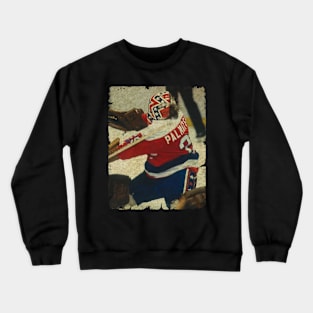 Mike Palmateer, 1980 in Washington Capitals (4.03 GAA) Crewneck Sweatshirt